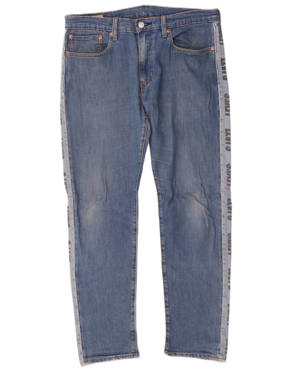 Levi's Graphic Hi-Ball Straight Jeans W32 L30 Plavi Colourblock Pamuk