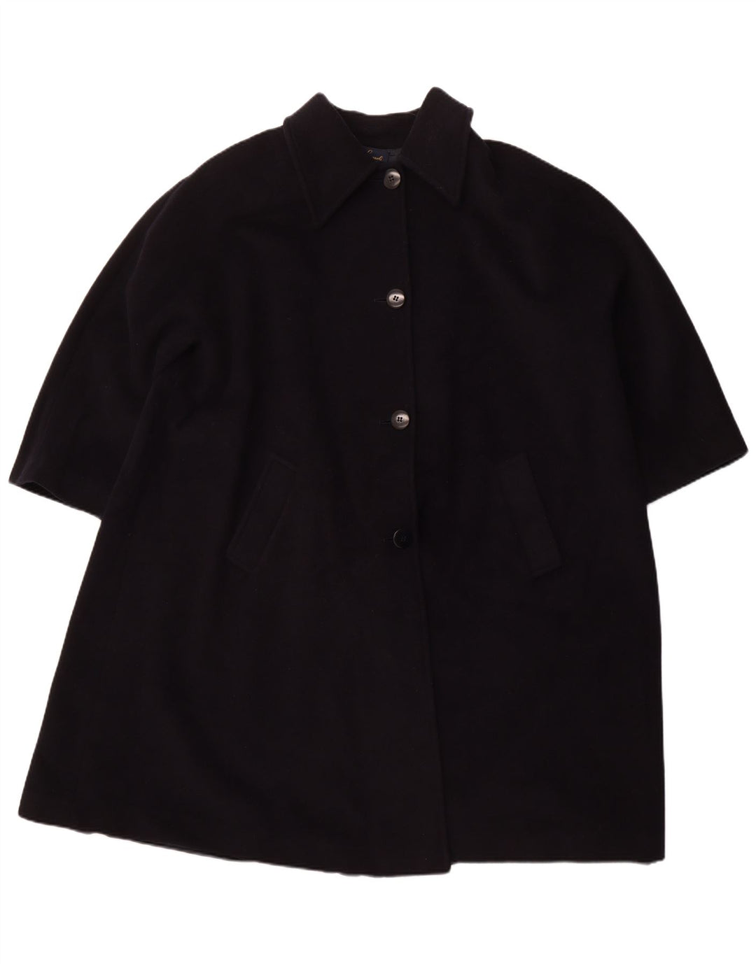 LUISA SPAGNOLI Ženski preveliki kaput UK 16 Veliki tamnoplavi djevičanski vuneni