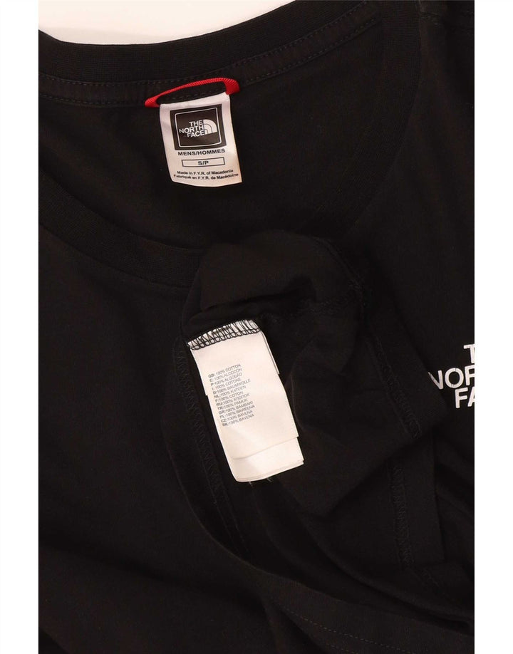 The North Face muška majica dugih rukava Graphic, mala, crna pamučna
