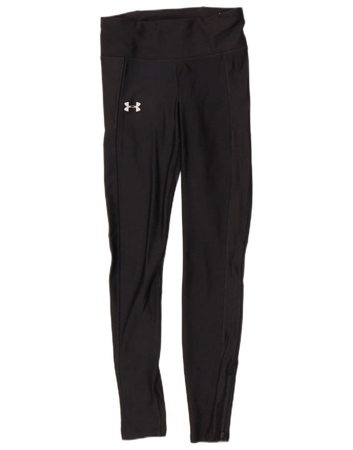 Under Armour ženske kompresijske tajice UK 10 male crne poliesterske sportske