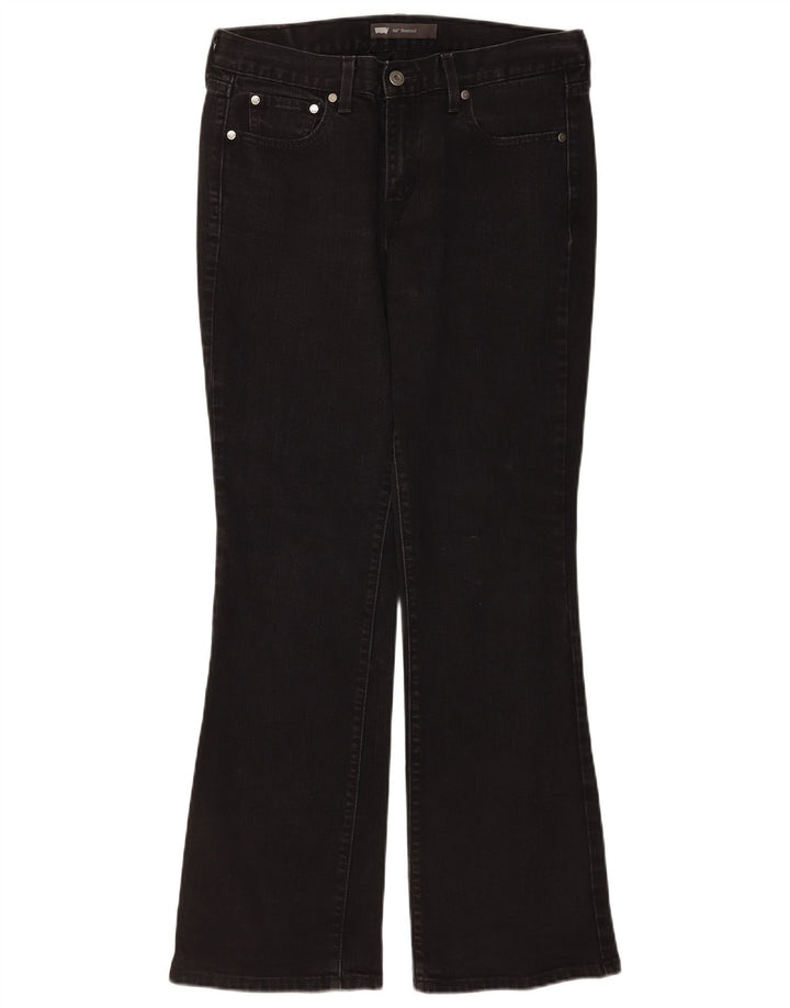 Levi's ženske 515 Bootcut traperice US 10 Large W30 L32 crni pamuk