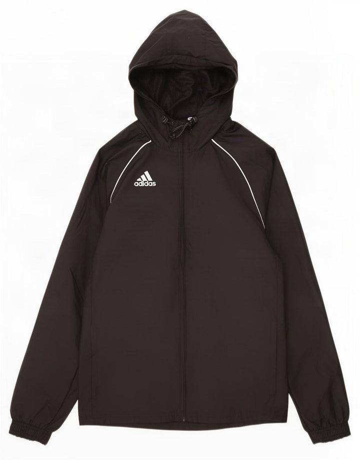 Adidas muška kišna jakna s kapuljačom UK 36 mala crna poliamidna