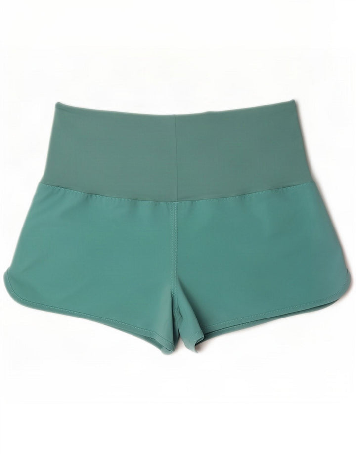 Roxy Womens Sport Shorts UK 14 Medium Green