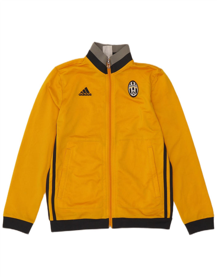 Gornja jakna od trenirke Adidas Boys Juventus 11-12 godina, žuti poliester