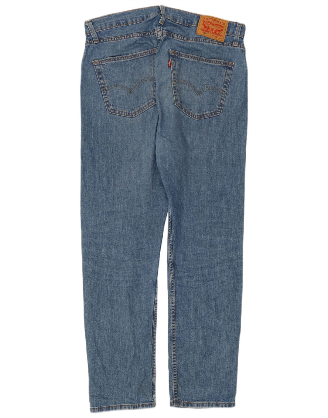 Levi's muške 502 sužene traperice W33 L32 Plave