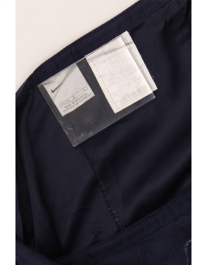 NIKE Ženske sužene ležerne hlače US 12/14 Large W32 L30 tamnoplave