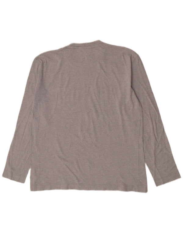 Dockers muška grafička majica dugih rukava XL sivi pamuk