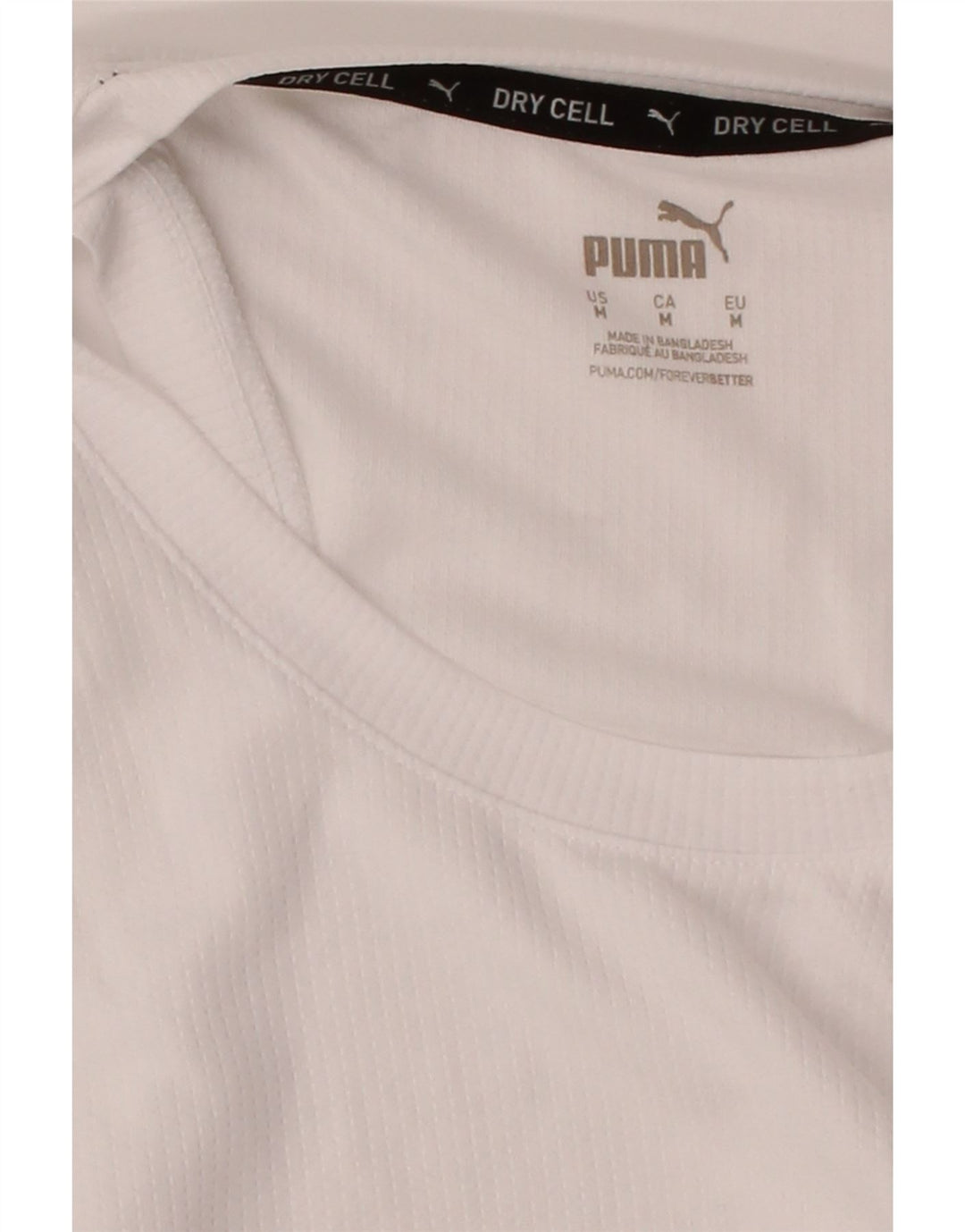 PUMA Mens Vest Top Medium White Polyester Vintage Puma and Second-Hand Puma from Messina Hembry 