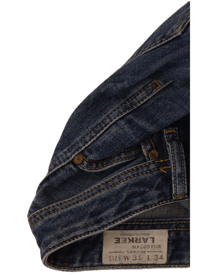 DIESEL Muške ravne traperice Larkee W31 L34 plavi pamuk