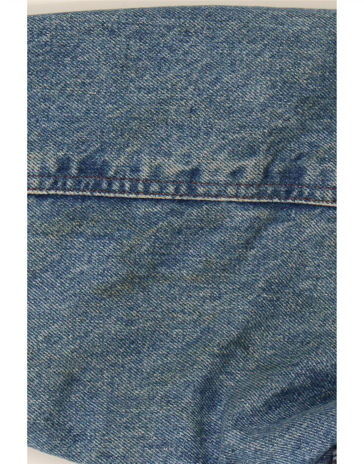 WEST STORY Mens Sherpa Denim Jacket UK 36 Small Blue Vintage West Story and Second-Hand West Story from Messina Hembry 