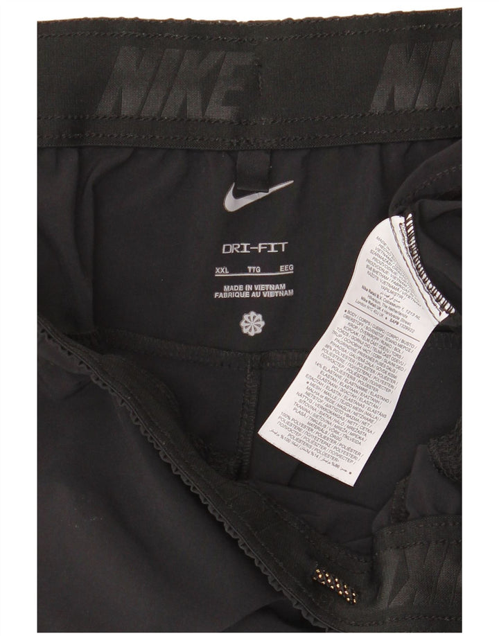 Nike muške Dri Fit sportske kratke hlače 2XL crni poliester