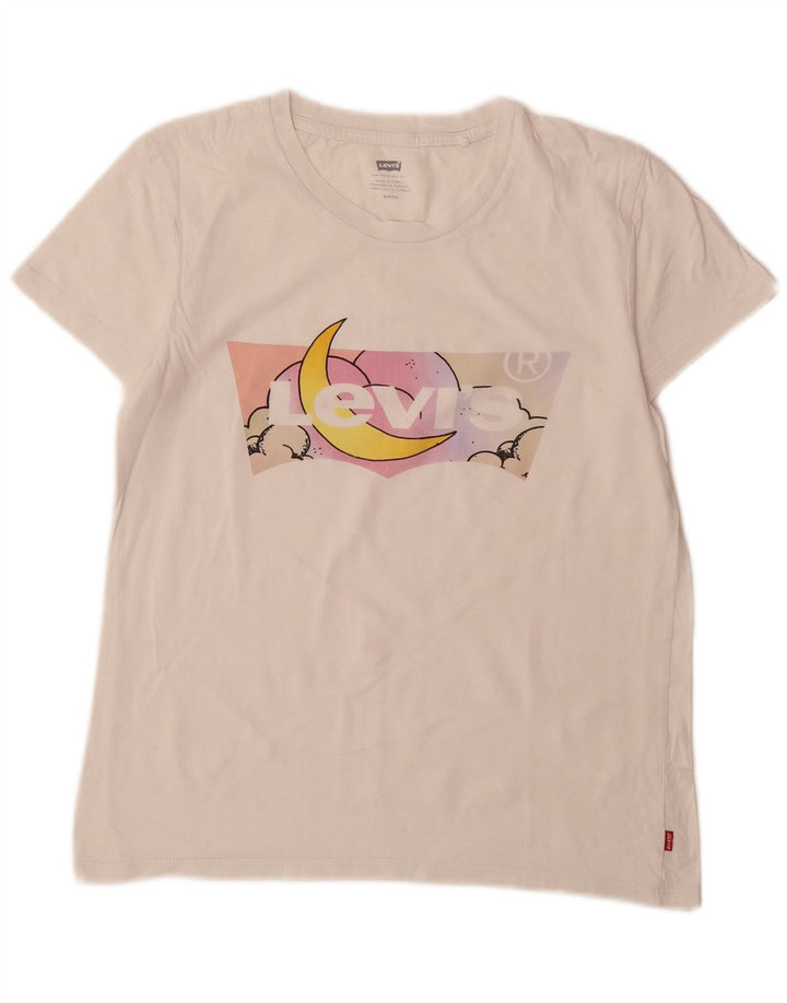 Levi's ženska majica kratkih rukava s grafičkim motivima UK 10 Small White