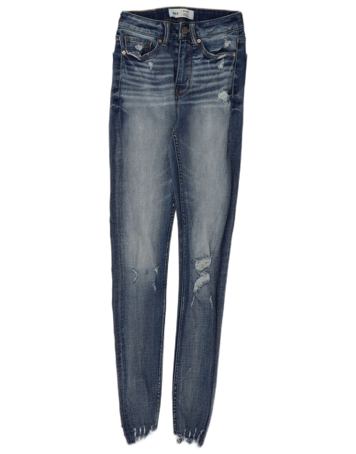 BKE ženske Billie Distressed Slim Fit uske traperice W23 L29 plavi pamuk
