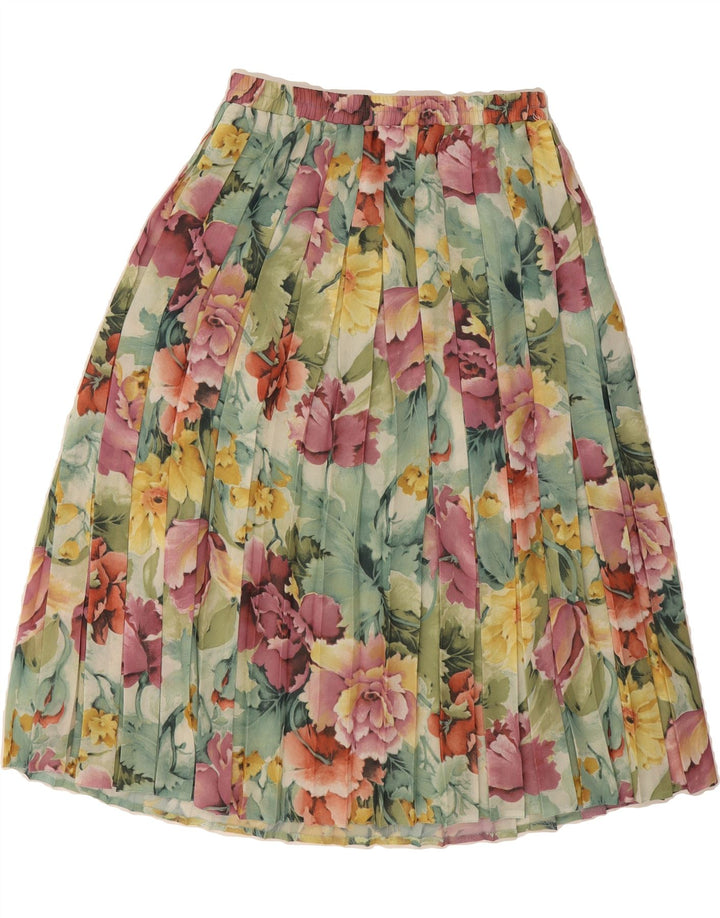 FRANKENWALDER Womens A-Line Skirt EU 40 Medium W30  Multicoloured Floral Vintage Frankenwalder and Second-Hand Frankenwalder from Messina Hembry 