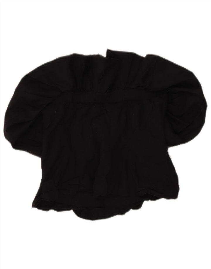 Zara ženska majica s otvorenim ramenima UK 10 Small Black