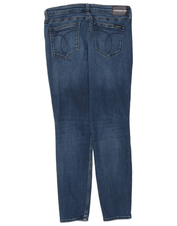 Calvin Klein ženske uske traperice W30 L27 tamnoplave