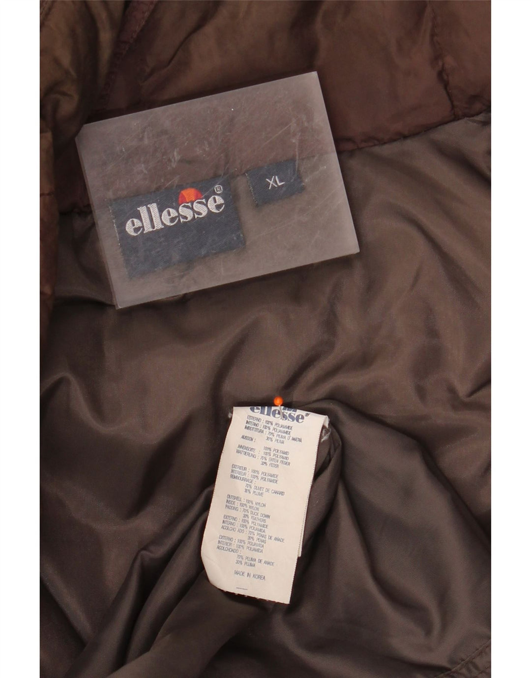 ELLESSE Muška podstavljena jakna UK 42 XL smeđi poliamid