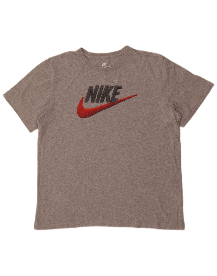 Nike Muška majica kratkih rukava s grafičkim motivima, veliki sivi flekasti pamuk