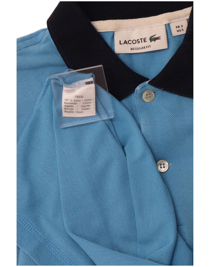 LACOSTE Muška polo majica standardnog kroja Veličina 3 Mala plava pamučna
