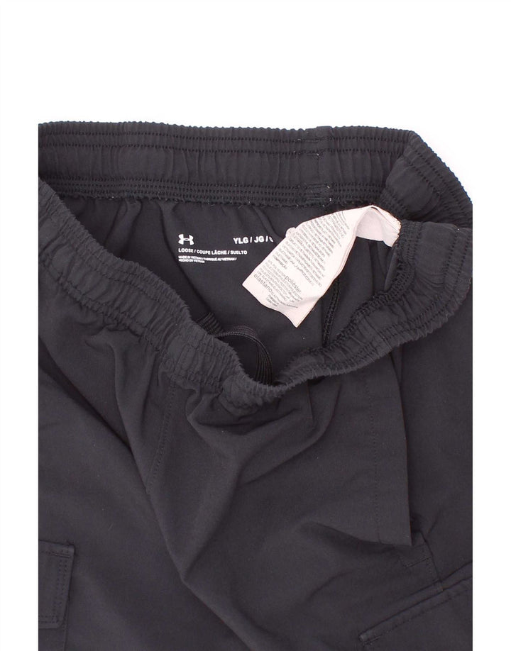 Under Armour Boys Cargo sportske kratke hlače 11-12 godina veliki crni poliester