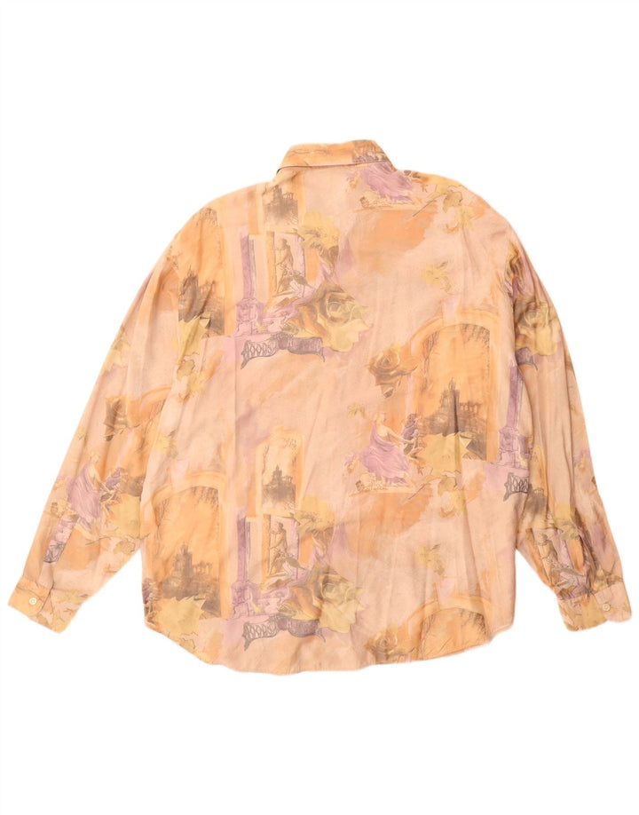 Criver muška majica s motivima, velika bež viskoza