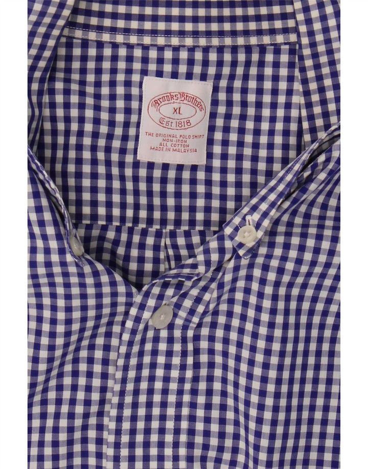 Brooks Brothers muška košulja XL plavi pamuk od ginghama