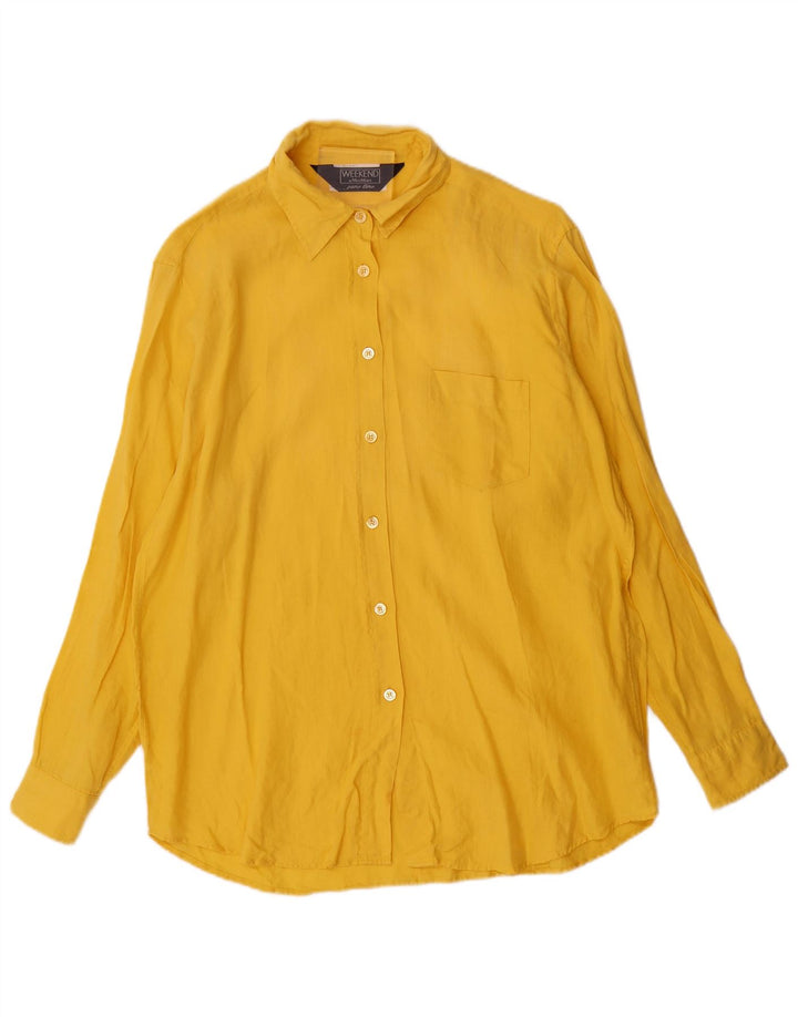 Max Mara ženska košulja UK 18 XL od žutog lana