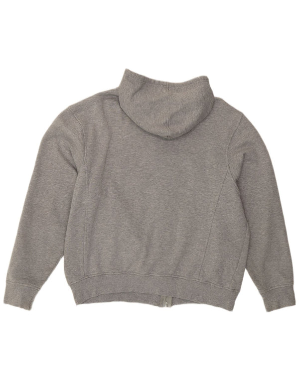 Fila ženski džemper s kapuljačom s patentnim zatvaračem UK 20 2XL sivi pamuk