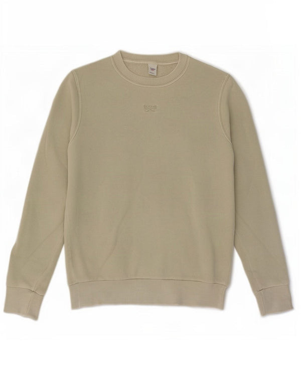 Reebok ženska majica prekomjerne veličine UK 4/6 XS Zeleni pamuk