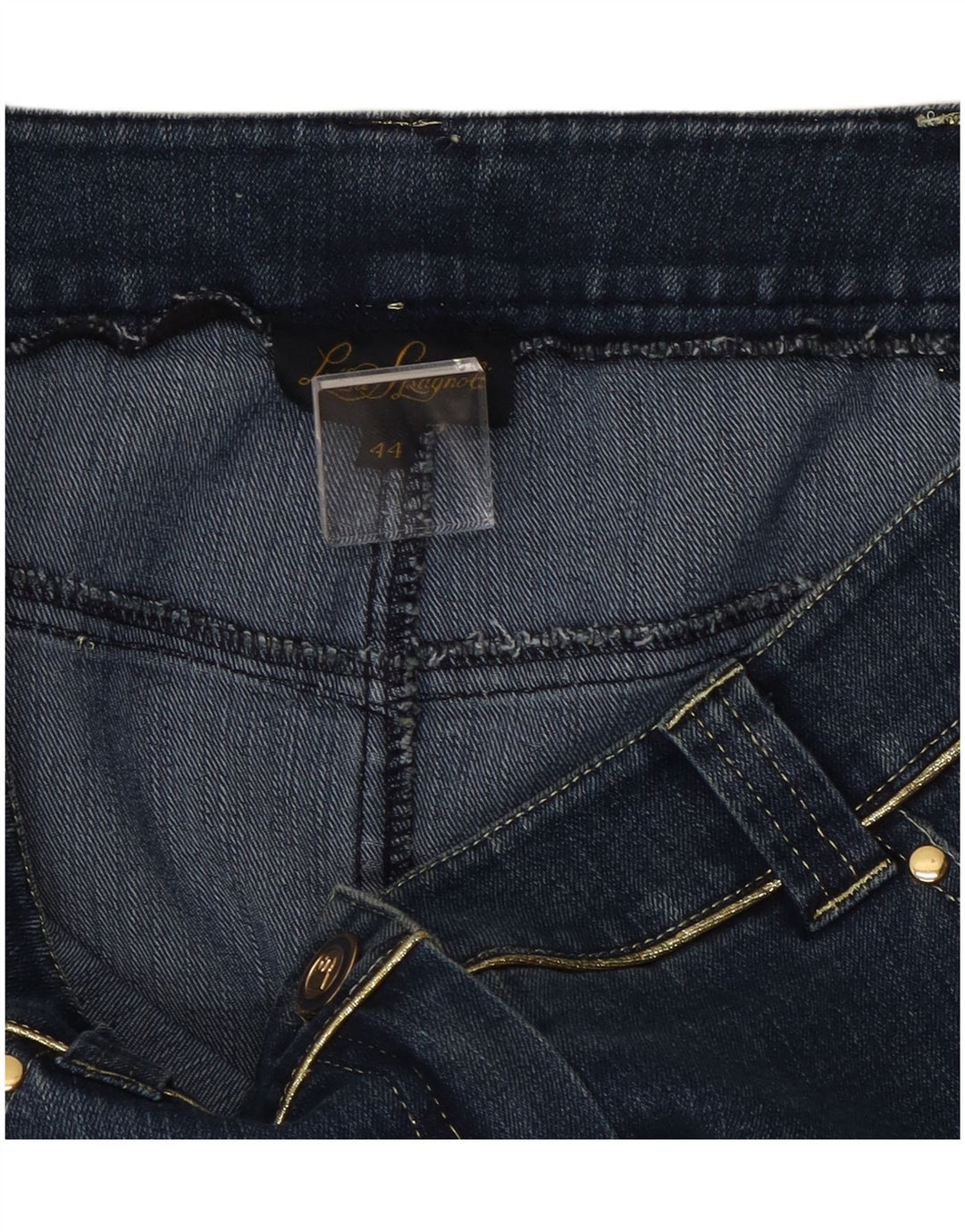 Luisa Spagnoli ženska traper suknja IT 44 srednje veličine W28, plavi pamuk