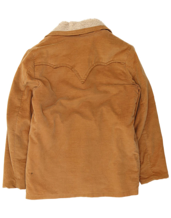 Vintage muška šerpa jakna UK 40 Large Brown Colourblock