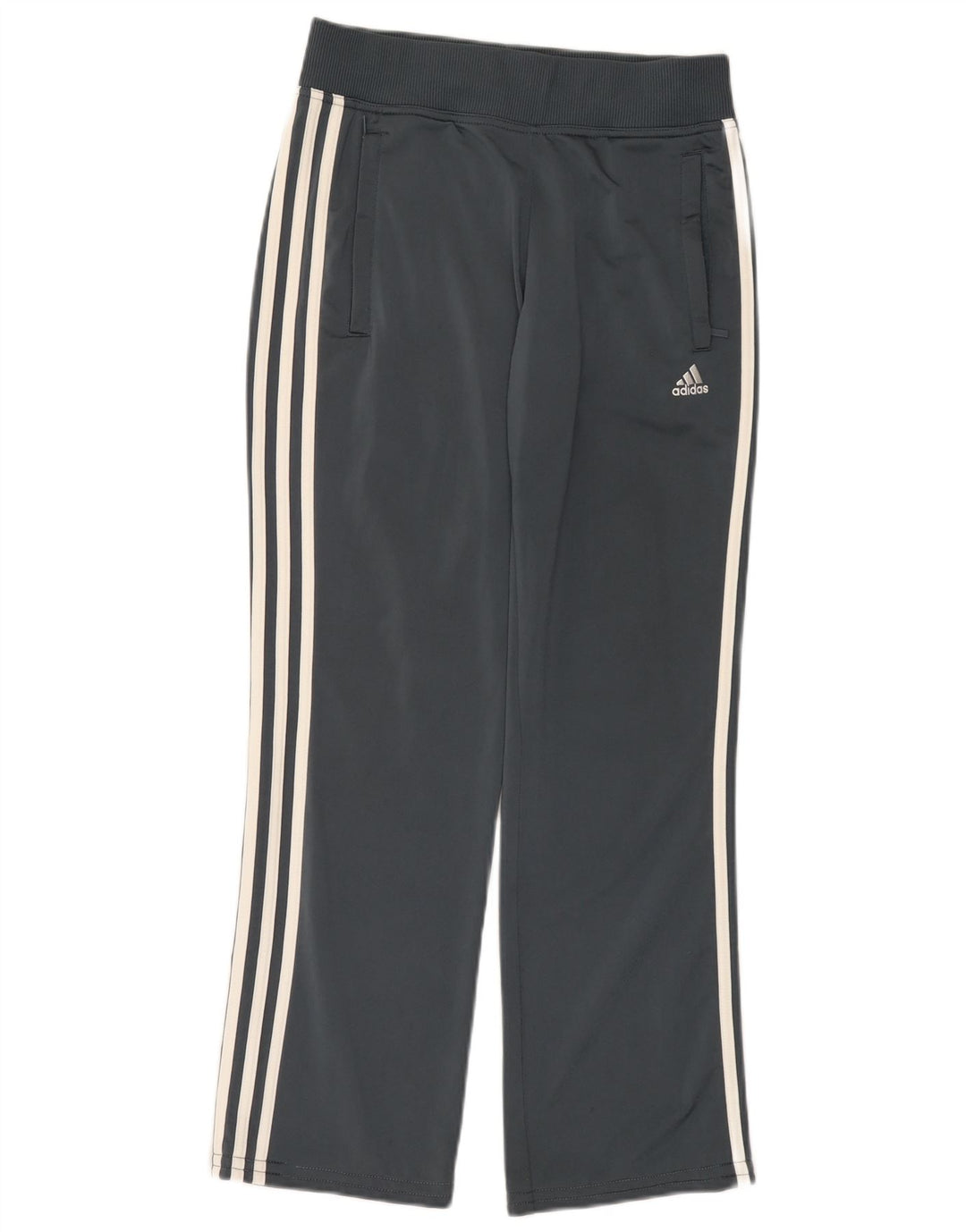 Adidas ženske hlače za trenirku UK 10 male sive poliesterske hlače