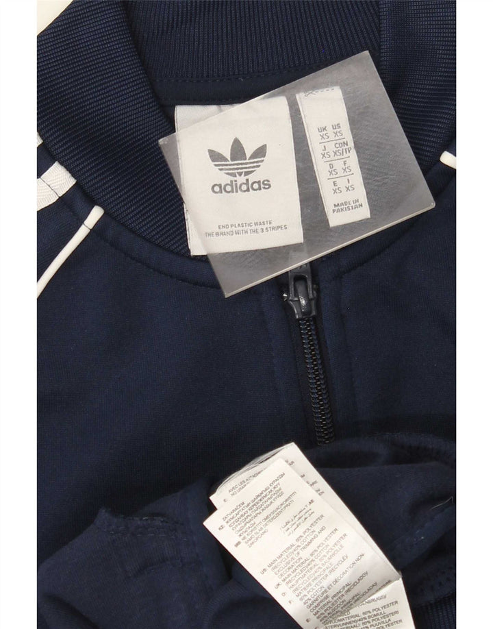 Adidas muška trenirka gornja jakna XS tamnoplavi poliester