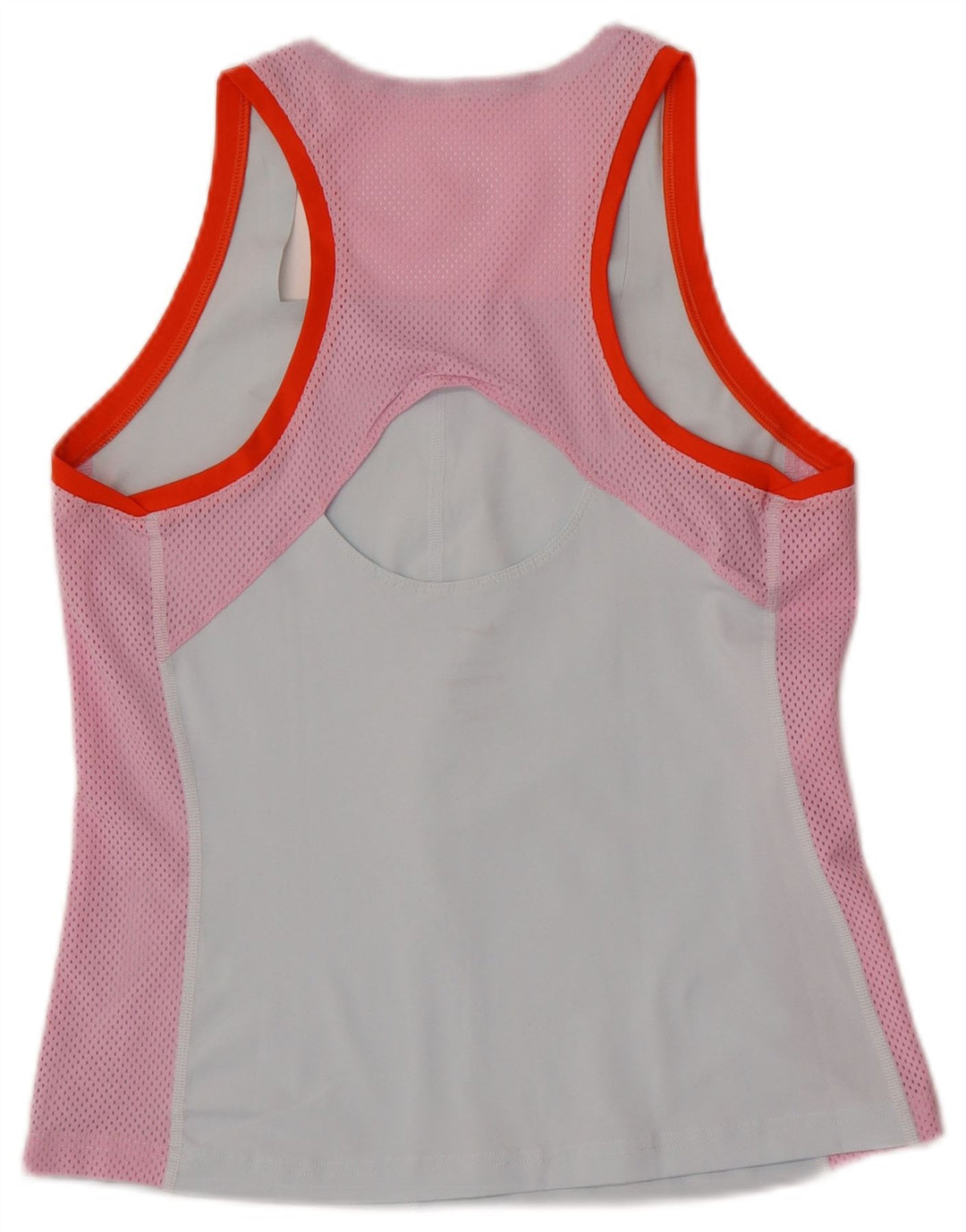 Nike Ženski Dri Fit Slim Vest Top UK 12 Medium Blue Colourblock