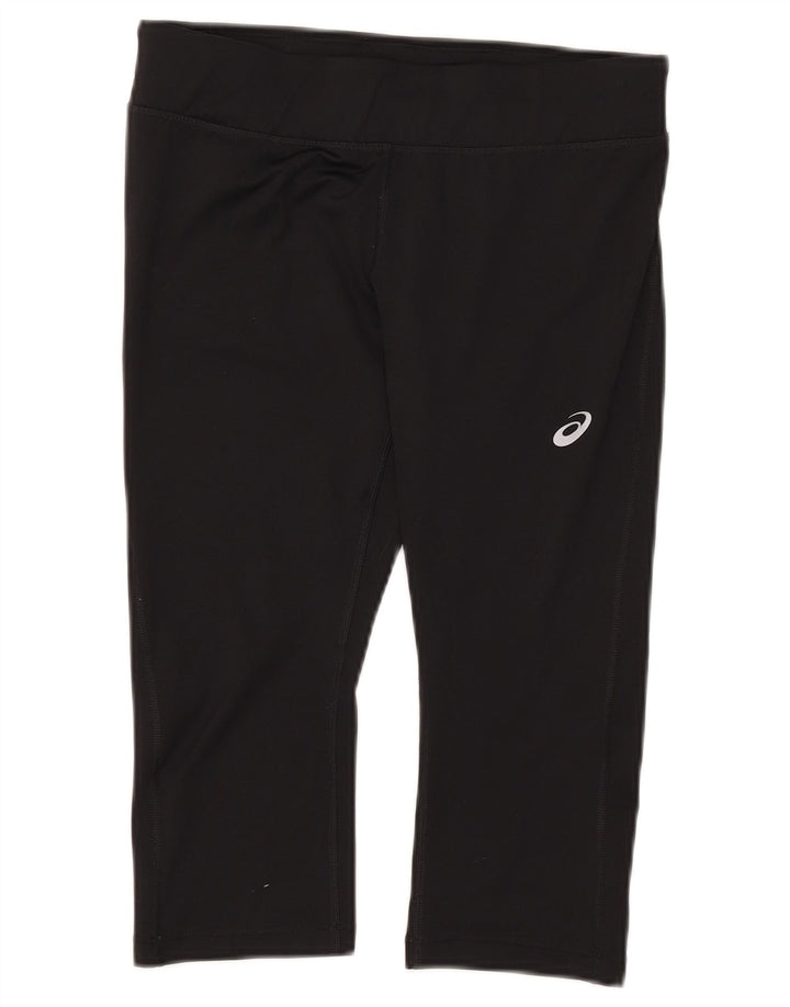 Ženske kapri tajice Asics UK 12 Srednji crni poliester