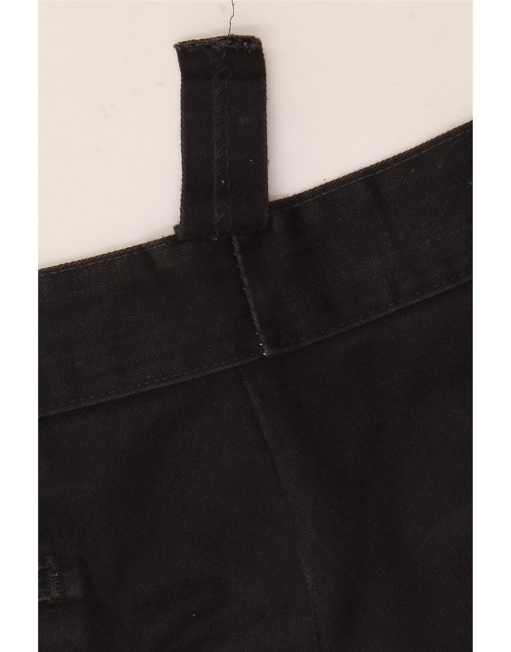 Dickies muške uske chino kratke hlače W32 Srednji crni poliester