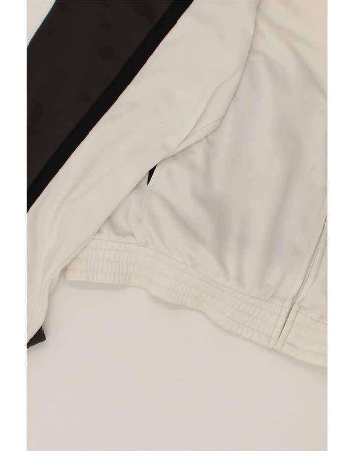 CHAMPION Mens Tracksuit Top Jacket XL White Colourblock Polyester Vintage Champion and Second-Hand Champion from Messina Hembry 