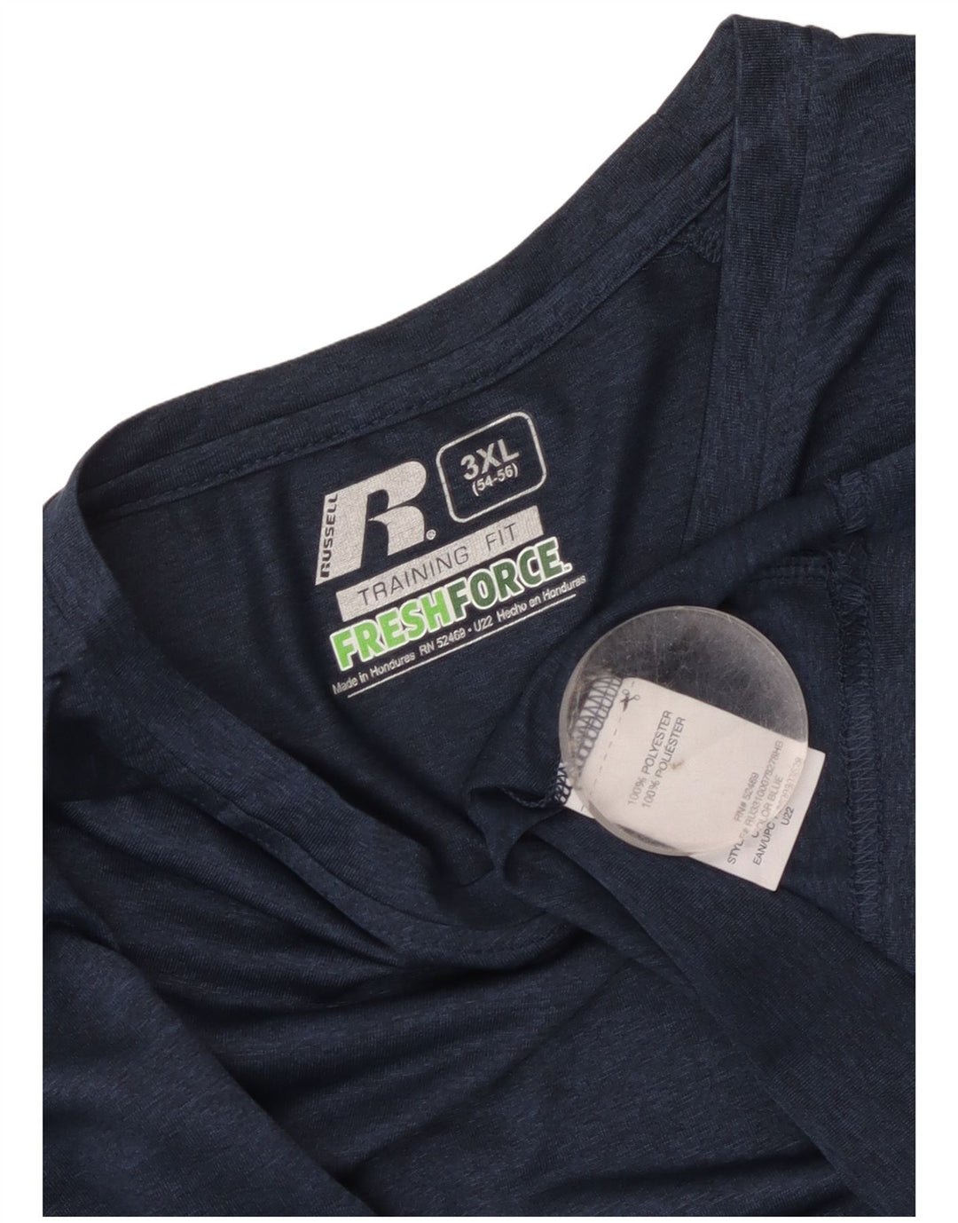 Russell atletska muška majica dugih rukava 3XL tamnoplavi poliester