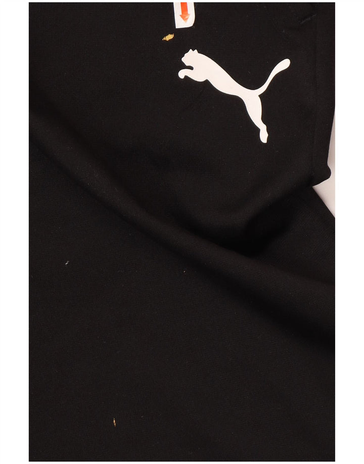 PUMA muške hlače za trenirku velike crne poliesterske hlače