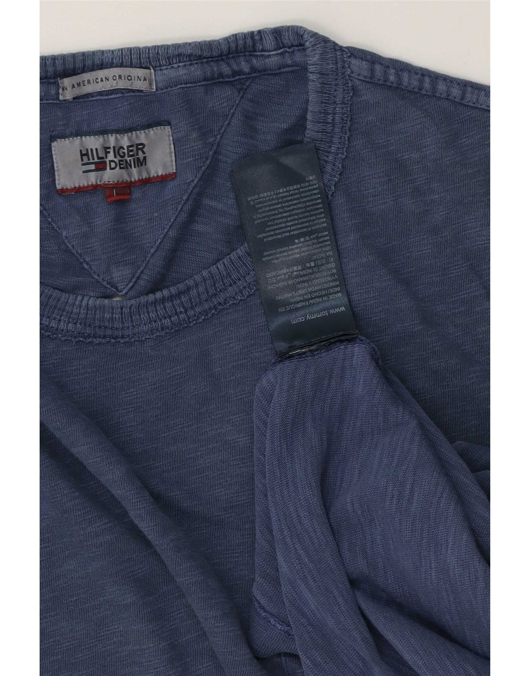 Tommy Hilfiger muška majica kratkih rukava Velika plava pamučna majica