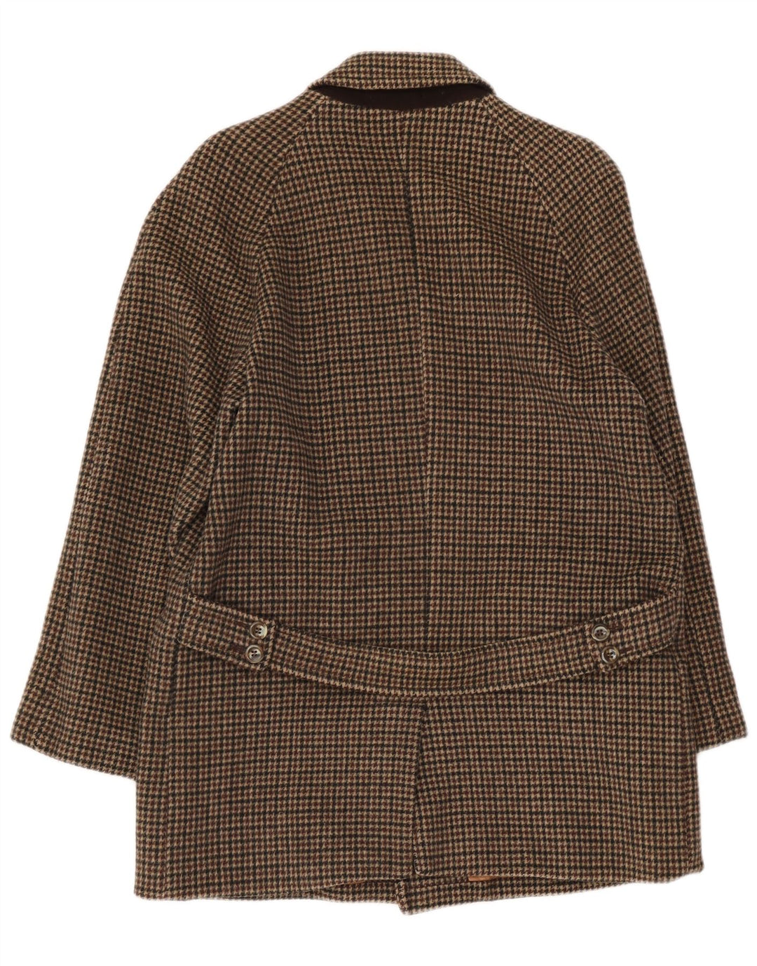 Vintage muški kaput UK 36 Small Brown Houndstooth