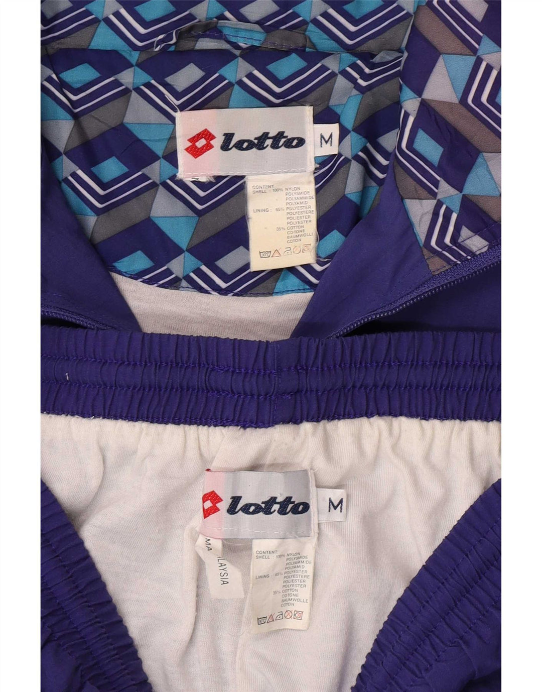 Lotto muška puna trenirka srednje plava najlonska boja