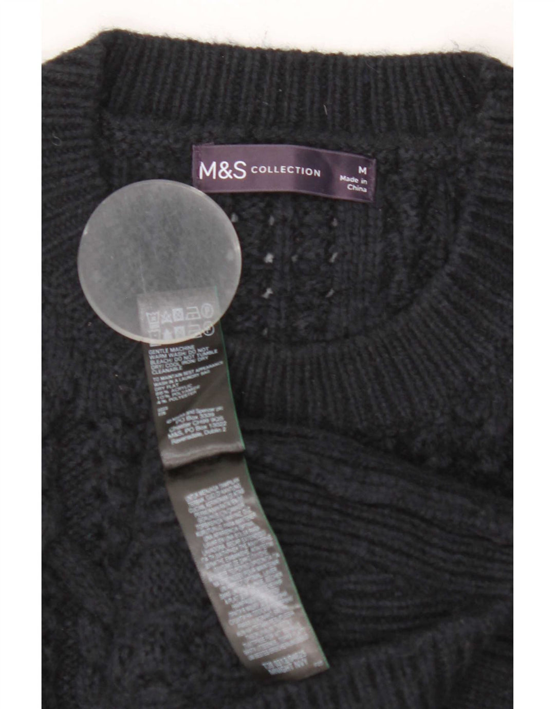 Marks & Spencer ženski prsluk bez rukava UK 14 srednje tamnoplavi akril