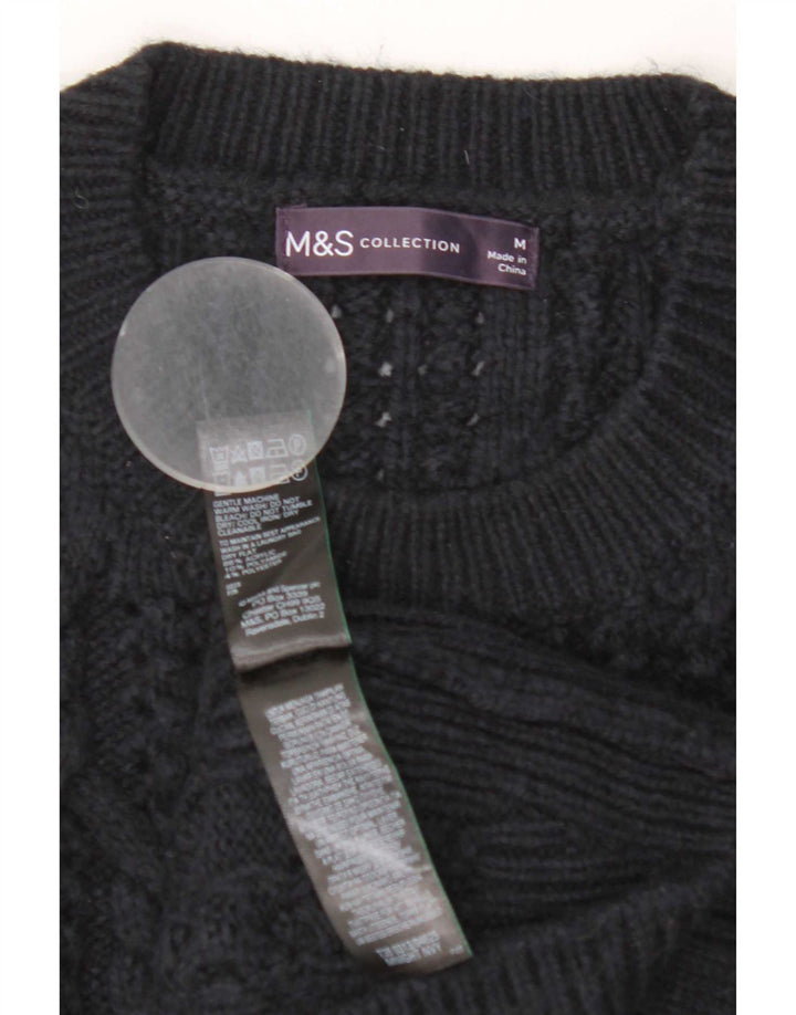Marks & Spencer ženski prsluk bez rukava UK 14 srednje tamnoplavi akril
