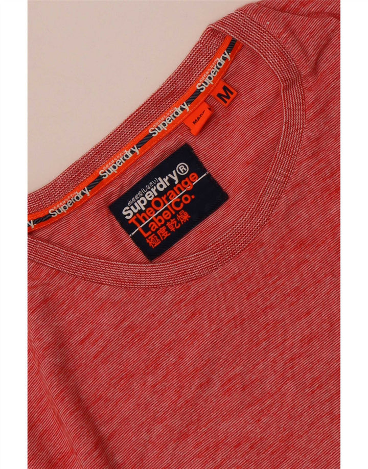 Superdry muška majica kratkih rukava srednje crvene fleke