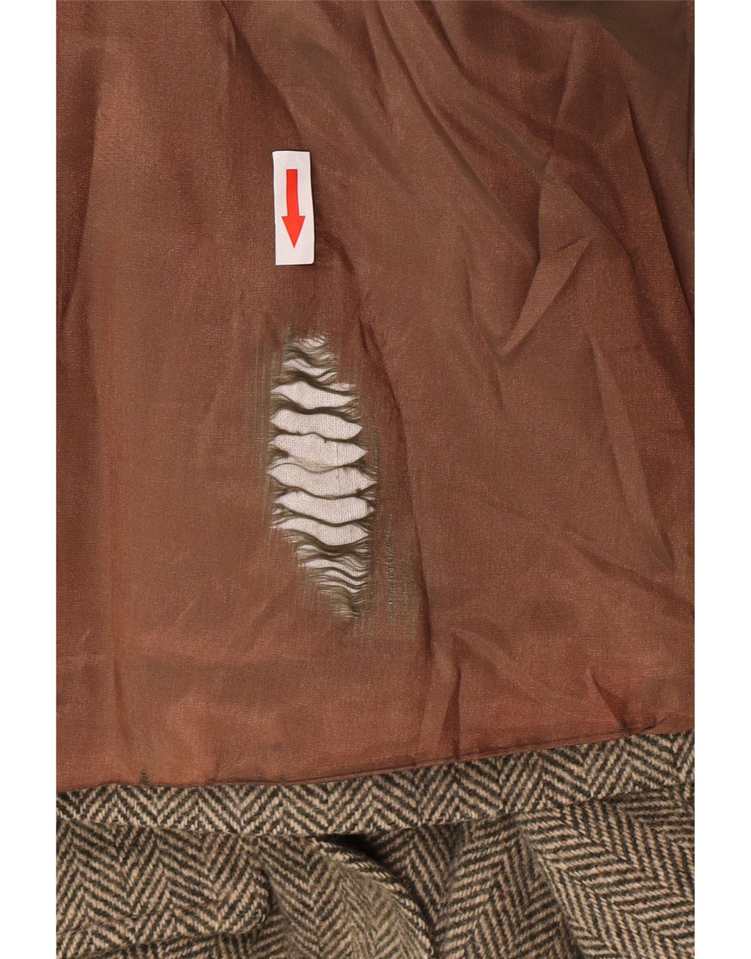 Vintage ženski sako jakna UK 12 Srednje zelena klasična riblja kost