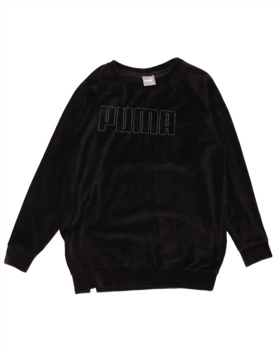 PUMA Ženska prekomjerna majica s motivima UK 12 srednje crni pamuk