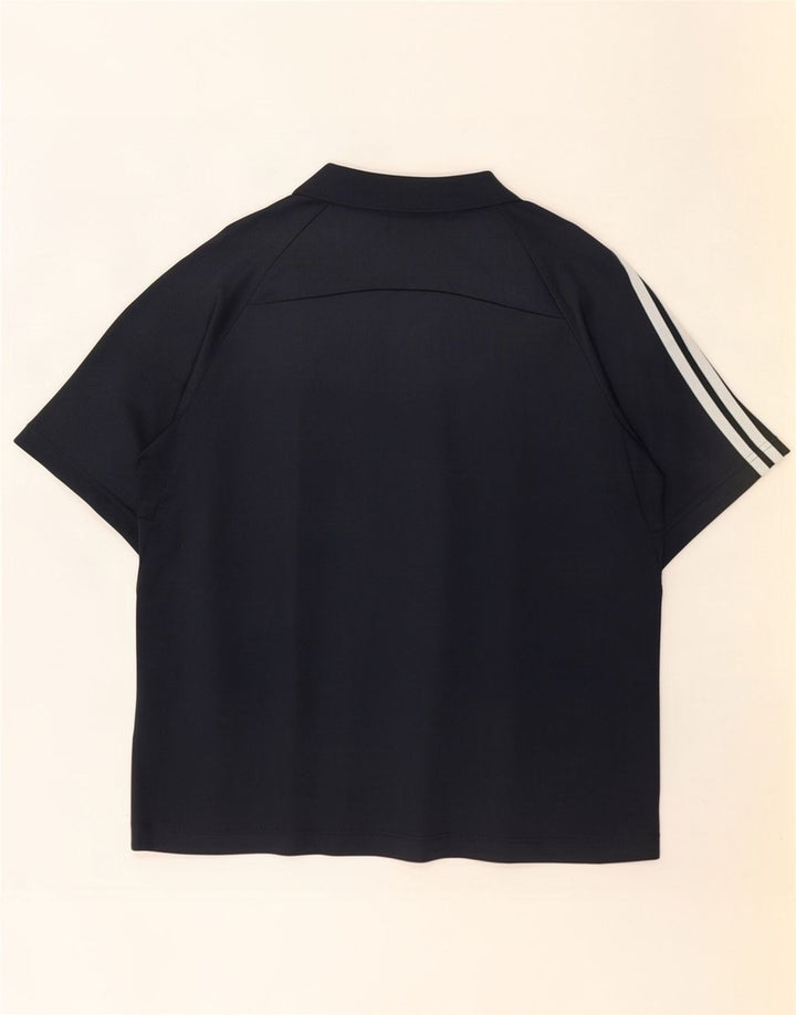 Adidas muška polo majica mala tamnoplava poliester