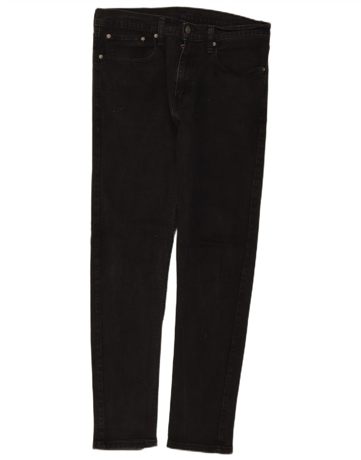 Levi's muške 512 uske sužene traperice W34 L32 crne