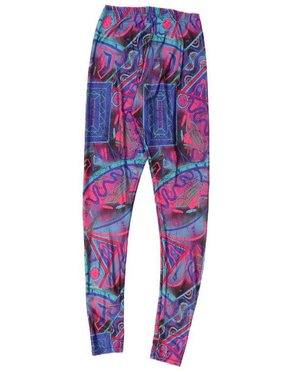 VINTAGE ženske tajice UK 6 XS Višebojne geometrijske